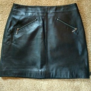 mini skirt, lambskin - buttery soft!